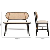 Premier Housewares Podstavljena klupa u prirodnoj boji Cebu – | shoptok.hr