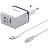  Kućni punjač KONFULON C32D+DC13 PD 20W sa iPhone lightning kablom Cene