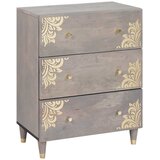  Kreveta s ladicama 2 pcs Siva 60 x 33 x 75 cm Čvrsto drvo manga | shoptok.hr