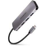 Axagon HMC-5 laptop dock /port replicator Wired USB 3.2 Gen 1 (3.1 Gen 1) Type-C Grey | shoptok.hr