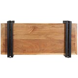 vidaXL Stenska polica 70x33x35 cm Masivni les Akacija | Shoptok.si
