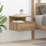  Lebdeća noćna ormarić Zidne Umjetnički hrast 40 x 31 x 28 cm | shoptok.hr