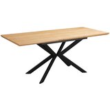 MID.YOU JEDILNA MIZA, naravne barve, črna | Shoptok.si