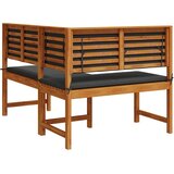  Vrtna stolica Smeđa 140 x 100 x 91cm Čvrsto drvo akacije | Eponuda.com