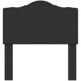  Uzglavlje s uzglavljem Crni hrast 100 cm Konstruirano drvo | shoptok.hr