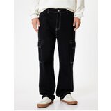 Koton Denim Cargo Pants Oversize Pocket Detailed Cotton | Shoptok.si