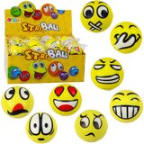  Antistres spužvasta loptica s emotikonom 6cm - motiv biramo nasumično | shoptok.hr