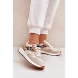 Boto Women's Sports Shoes On Platform Zebra Beige Davinara | Shoptok.si