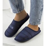 Big Star Navy blue insulated women's slippers | shoptok.hr