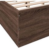  Okvir za krevet smeđi hrast 135x190 cm konstruirano drvo | shoptok.hr