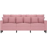  Trosjed ružičasti 180 cm baršunasti | shoptok.hr