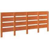  Uzglavlje Vosak smeđa 200,5 x 3 x 80 cm Čvrsto borovo drvo | shoptok.hr