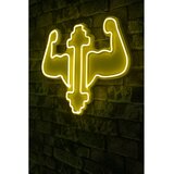 Wallity Dekorativna plastična LED rasveta Gym Dumbbells WorkOut Yellow | ePonuda.com