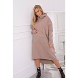 Kesi Insulated dress with hood dark beige | Shoptok.si