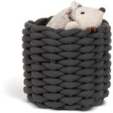 Bigso Tekstilna košara ø 21x17 cm Peach Skin Round S – | Shoptok.si