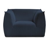 Bobochic Paris Temno moder fotelj iz tkanine bouclé Giorgia – | Shoptok.si