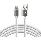 EverActive cable USB Lightning 1m - White, silicone, quick charge, 2,4A - CBS-1IW | shoptok.hr
