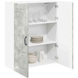 vidaXL Zidni kuhinjski ormarić Zidne Betonski sivi 80 x 31 x 100 cm | shoptok.hr