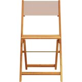  Vrtna jedilna garnitura 5-delna taupe blago in trden les, (21252377) | Shoptok.si