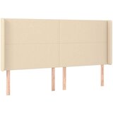 vidaXL Krevet box spring s madracem LED krem 160x200 cm od tkanine | shoptok.hr