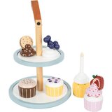 Small Foot Tasty Cupcake Display Tray komplet igrač iz lesa 3 y+ 13 kos | Shoptok.si
