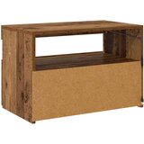 TV ormarić s LED svjetlima staro drvo 60x35x40 cm | shoptok.hr