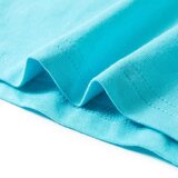 vidaXL Otroška majica s kratkimi rokavi turkizna 128 | Shoptok.si