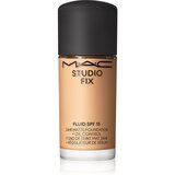 MAC Cosmetics Studio Fix Fluid SPF 15 24HR Matte Foundation + Oil Control Mini matirajoči tekoči puder SPF 15 odtenek NC25 15 ml | Shoptok.si