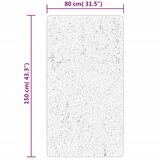  Tepih HUARTE kratka vlakna mek i periv boja pijeska 80x150 cm | shoptok.hr
