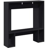 vidaXL Okvir za kamin crni 81x18x82 cm od konstruiranog drva | shoptok.hr