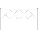  Metalno zamjensko uzglavlje bijelo 160 cm | shoptok.hr
