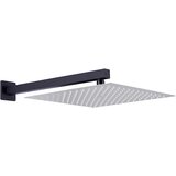  Potporna ručka za tuš kvadratna nehrđajući čelik 201 crna 40 cm | Eponuda.com