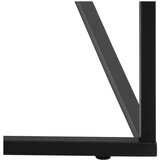 Actona Crni stolić za kavu s pločom stola u mramornom dekoru 55x110 cm Barossa – | shoptok.hr