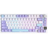 Attack Shark bežična gaming tastatur X820Ultra mehanička/trimode/tft screen/gasket/lavender Cene