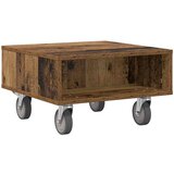 Stolić sa kotačima Staro drvo 50,5 x 50 x 30 cm | Eponuda.com