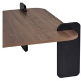 Hanah home Sto za dnevnu sobu Marais Venezia Walnut Wood Black | Eponuda.com