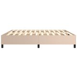  Okvir za krevet s oprugom boja cappuccina 200x200 cm od umjetne kože | Eponuda.ba