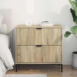 vidaXL Noćni ormarić sonoma hrast 63.5 x 36 x 61 cm Konstruirano drvo | shoptok.hr
