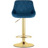 KAST stolica - tamnoplavi baršun / zlatna baza x 2 | shoptok.hr