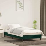  Okvir za krevet bez madraca tamnozeleni 90x190 cm baršunasti | shoptok.hr