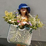 Liewood košara za na plažu bloom misty lilac | shoptok.hr