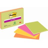 3m Post-it super sticky 203 x 152 mm, 4 boje x 45L 6845-SS EU ( 06PSP02 ) Cene