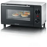 TO2052 Minibackofen 800 Watt schwarz-silber, 9 Liter