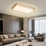 Brilagi LED prigušiva svetiljka MOLINA SQUARE LED/128W/230V hrast 90x60 cm + daljinski upravljač | Eponuda.com