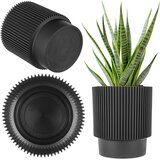 KADAX cvetlični lonec 13 cm pokrov za rastline plastični cvetlični lonec črne barve, (5000353060) | Shoptok.si