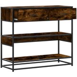  Konzolni stol boja hrasta 90x35x80 cm konstruirano drvo | shoptok.hr