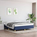 Maison Chic Posteljni okvir - Dvoposteljna postelja - Zakonska postelja brez vzmetnice moder 180x200 cm blago-J4025, (21772758) | Shoptok.si
