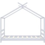  Okvir za dječji krevet od masivne borovine bijeli 70 x 140 cm | Eponuda.com