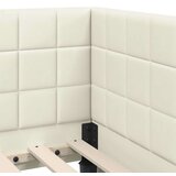 vidaXL kutni okvir kreveta s uzglavljem krema 80 x 200 cm baršun | shoptok.hr