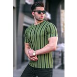 Madmext T-Shirt - Khaki - Fitted Cene